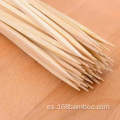 Peluces de brochetas de bambú de grado alimenticio